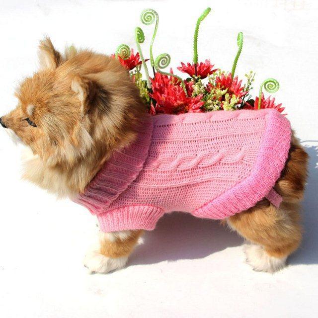 Cozy Knitted Wool Dog Sweater