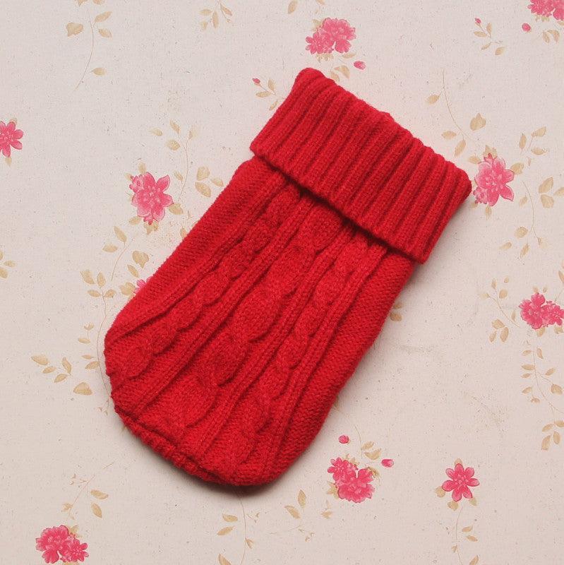 Cozy Knitted Wool Dog Sweater