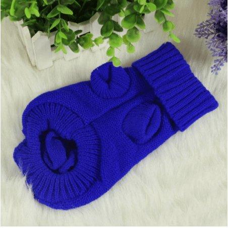 Cozy Knitted Wool Dog Sweater