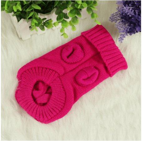 Cozy Knitted Wool Dog Sweater